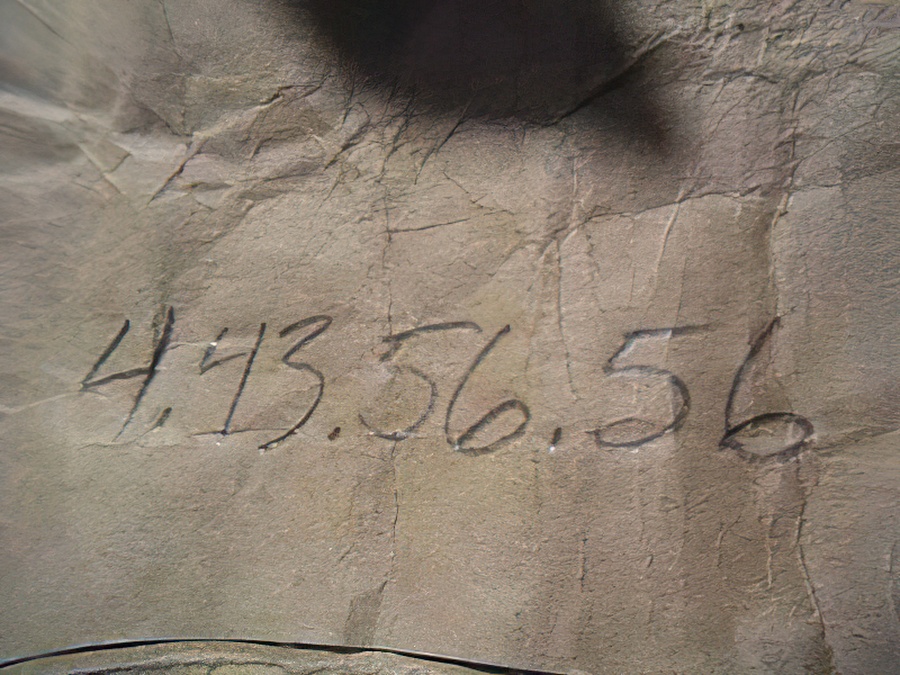 Brown kraft paper with an IP address on it.